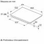 TABLE A INDUCTION SIEMENS ENCASTRABLE Iq500 80cm 4ind Dt1combi 7,4kw ED851HSB1E