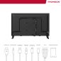 TELE LED DE 15 A 23 THOMSON BRUN DLED 60 60hz Easy Tv Mode Hote 24HD2S13
