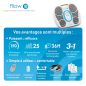 MASSAGE ET ELECTROSTIMULATION PAINGONE Stimulateur Circulationdouleu FLLOW