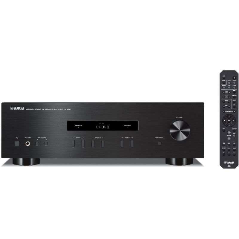 AMPLI YAMAHA 2x100w 8ohms Phono Noir AS201BL