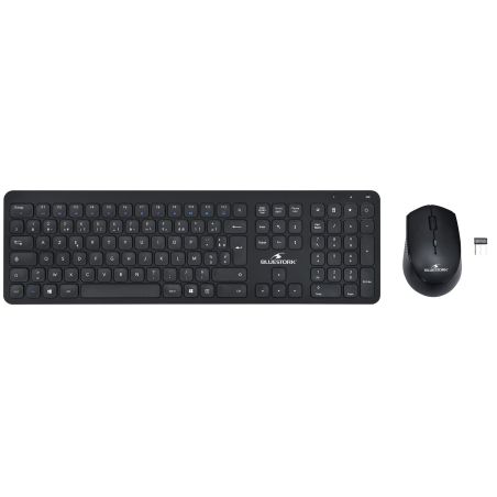 ENS CLAVIER + SOURIS BLUESTORK Pack Clavier Souris Sans Fil S PACK-EASY-SLIM-B/F