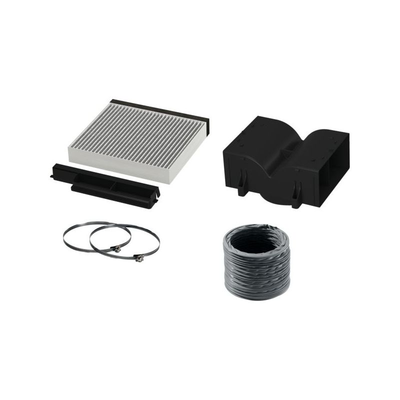 ACC CONSOMMABLES HOTTE BOSCH ENCASTRABLE Kit Recyclage + Filtre Anti Od DWZ1DX1I4