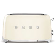 GRILLE PAIN TOASTER SMEG PEM 2fentes Xtra Larges 9prog Crem TSF 02 CREU