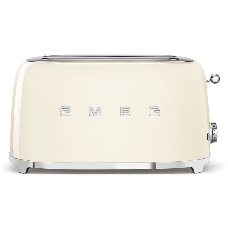GRILLE PAIN TOASTER SMEG PEM 2fentes Xtra Larges 9prog Crem TSF 02 CREU