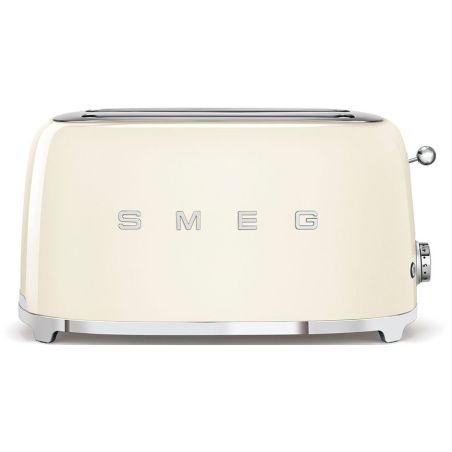 GRILLE PAIN TOASTER SMEG PEM 2fentes Xtra Larges 9prog Crem TSF 02 CREU