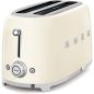 GRILLE PAIN TOASTER SMEG PEM 2fentes Xtra Larges 9prog Crem TSF 02 CREU
