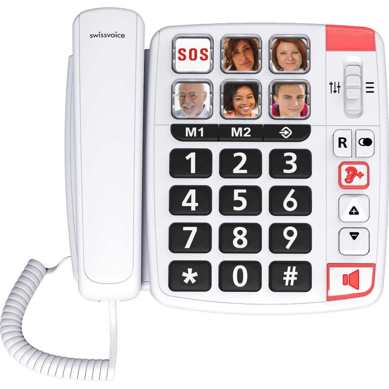 TELEPHONE FILAIRE (TFIXFIL) SWISS VOICE Gdes Touch 2mem Direct 6phot M XTRA 1110