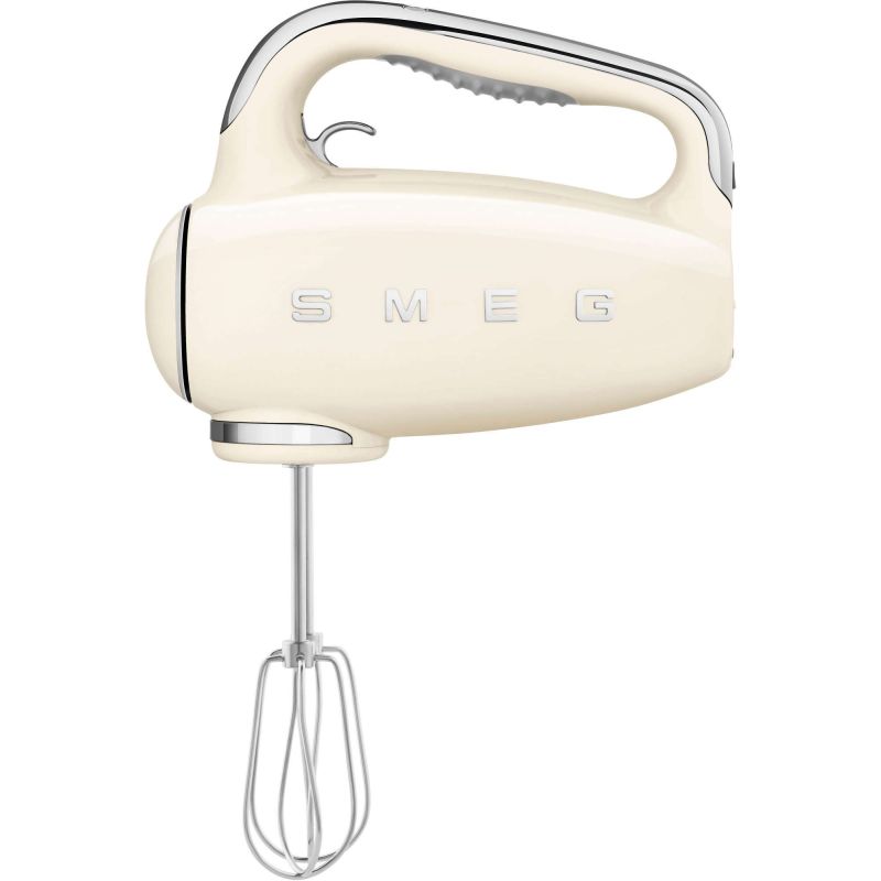 BATTEUR SMEG PEM 250w 9vit 5access Creme HMF01CREU
