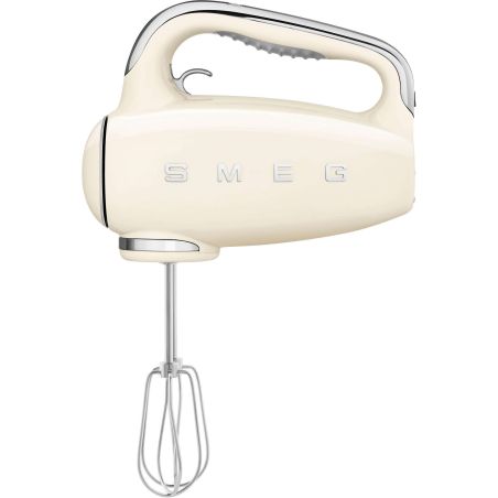 BATTEUR SMEG PEM 250w 9vit 5access Creme HMF01CREU