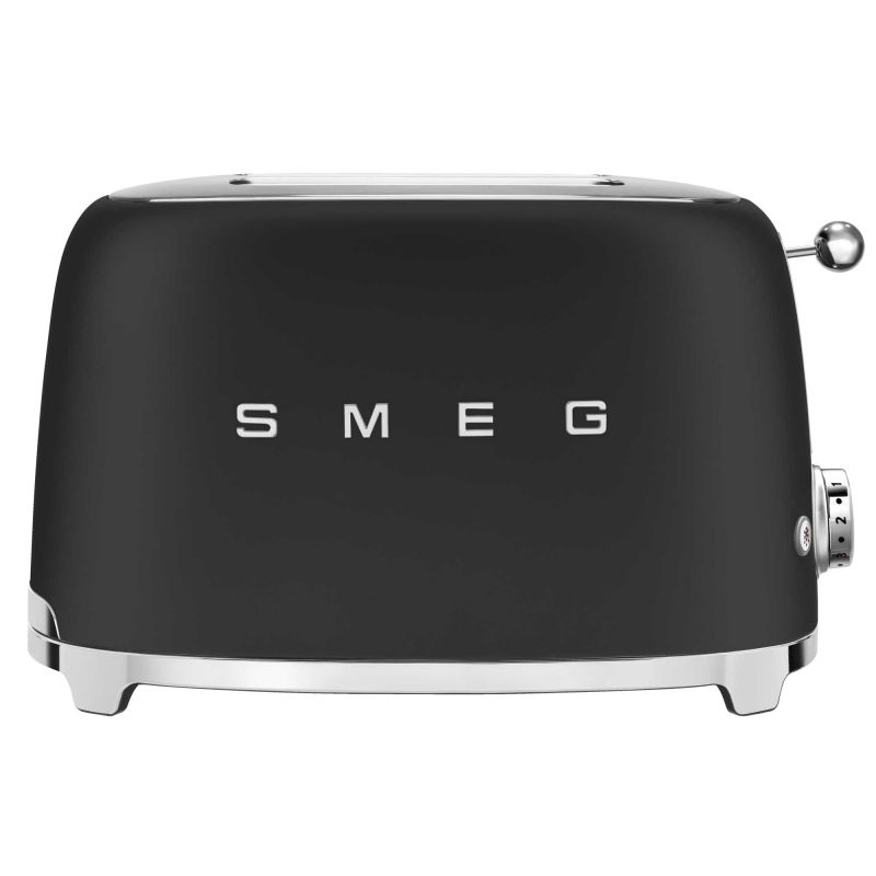 GRILLE PAIN TOASTER SMEG PEM Toaster2tr 9prog Noir Mat TSF01BLMEU