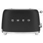GRILLE PAIN TOASTER SMEG PEM Toaster2tr 9prog Noir Mat TSF01BLMEU