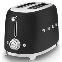 GRILLE PAIN TOASTER SMEG PEM Toaster2tr 9prog Noir Mat TSF01BLMEU