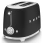 GRILLE PAIN TOASTER SMEG PEM Toaster2tr 9prog Noir Mat TSF01BLMEU