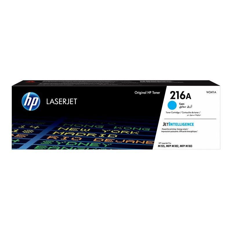 CONSOMMABLE LASER HEWLETT PACKARD Toner 216 Cyan Pr MFP M 183 W 2411 A