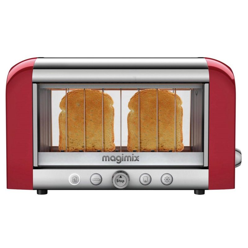 GRILLE PAIN TOASTER MAGIMIX Toast Vision 4tr Xl 1450w Roug 11540