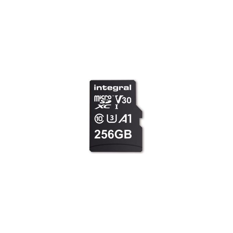 CARTE MICRO SD INTEGRAL MICRO SDXC 256GB UHS1 U1 CL10 INMSDX256G-100V30 CARTE MICRO SD INTEGRAL MICRO SDXC 256GB UHS1 U1 CL10 INMSDX256G-100V30