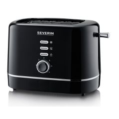 GRILLE PAIN TOASTER SEVERIN 2fentes 850w Elec Noir AT4321