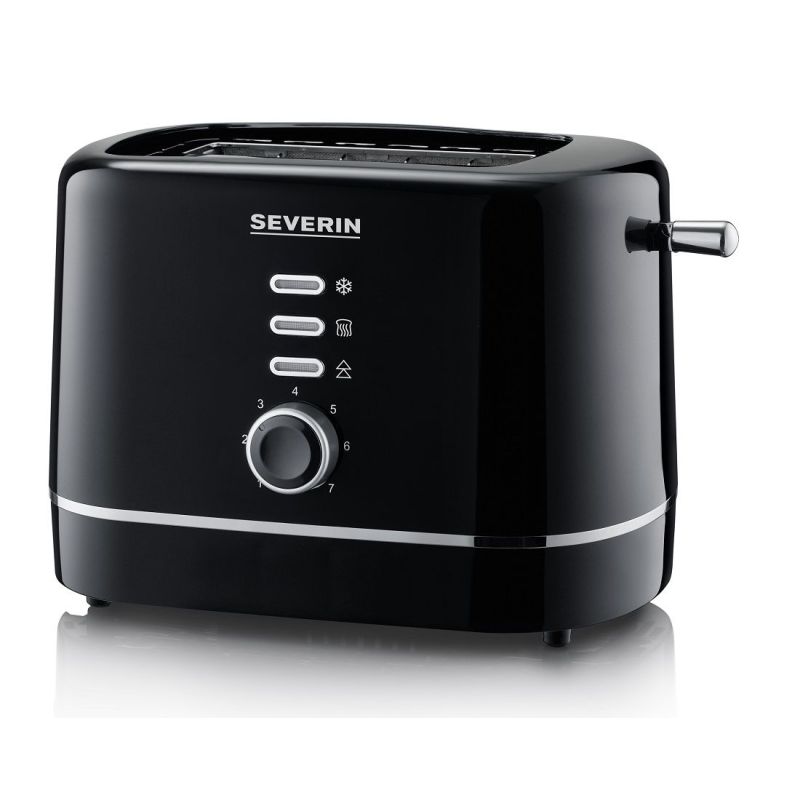 GRILLE PAIN TOASTER SEVERIN 2fentes 850w Elec Noir AT4321