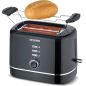 GRILLE PAIN TOASTER SEVERIN 2fentes 850w Elec Noir AT4321