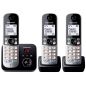 TELEPHONE SANS FIL (TSFISFIL) PANASONIC BRUN Dect Trio 120mem Ml Large Rep3 KXTG 6823 FRB