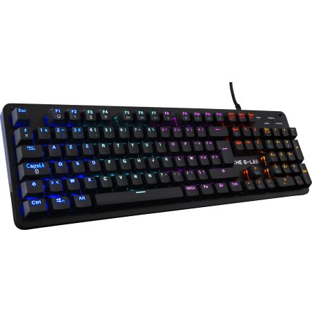 CLAVIER GAMING THE G-LAB Clavier Gaming Mecanique Retro KEYZ-CARBON-E/FR