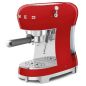 EXPRESSO SMEG PEM 15bars 1350w Dosettesmoulu Va ECF02RDEU