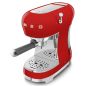 EXPRESSO SMEG PEM 15bars 1350w Dosettesmoulu Va ECF02RDEU