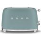 GRILLE PAIN TOASTER SMEG PEM Toaster 950w 2fentes Vert Emer TSF01EGMEU