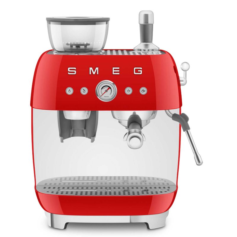 BROYEUR CAFE SMEG PEM 15bars 2,4l 250g Grains Vapeur EGF03RDEU