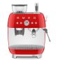BROYEUR CAFE SMEG PEM 15bars 2,4l 250g Grains Vapeur EGF03RDEU