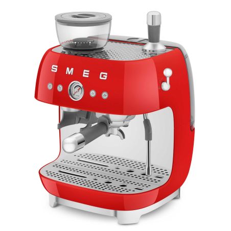 BROYEUR CAFE SMEG PEM 15bars 2,4l 250g Grains Vapeur EGF03RDEU