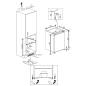 REFRIGERATEUR INTEGRE 1 PORTE BEKO MENAGER 110l Ttop H86,6 4* 35db EB Gli B1854N