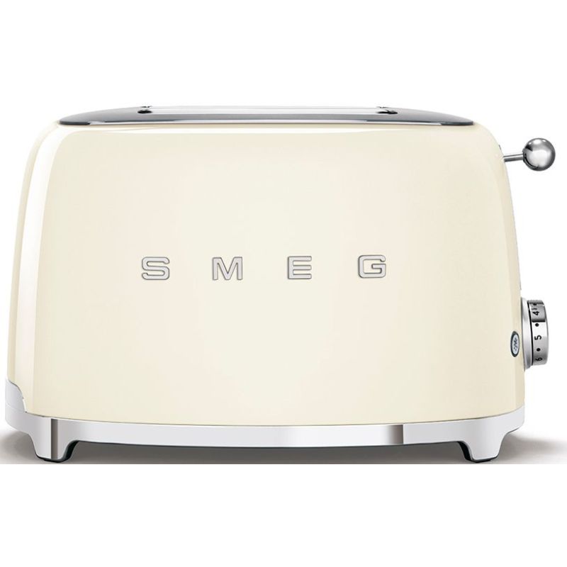 GRILLE PAIN TOASTER SMEG PEM Toaster 950w 2fentes Creme TSF 01 CREU