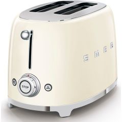 GRILLE PAIN TOASTER SMEG PEM Toaster 950w 2fentes Creme TSF 01 CREU