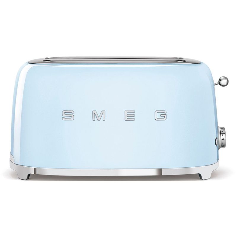 GRILLE PAIN TOASTER SMEG PEM 2fentes Xtra Larges 9prog Bleu TSF 02 PBEU