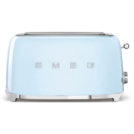 GRILLE PAIN TOASTER SMEG PEM 2fentes Xtra Larges 9prog Bleu TSF 02 PBEU