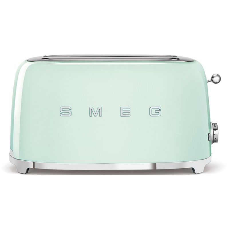 GRILLE PAIN TOASTER SMEG PEM 2fentes Xtra Larges 9prog Vert TSF 02 PGEU