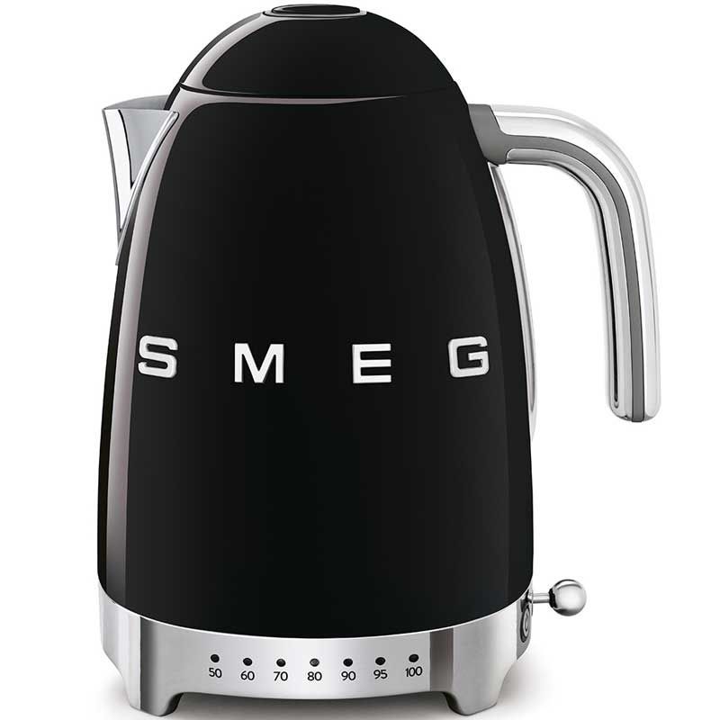 BOUILLOIRE SMEG PEM Retro 1,7l 2400w Noir KLF 04 BLEU