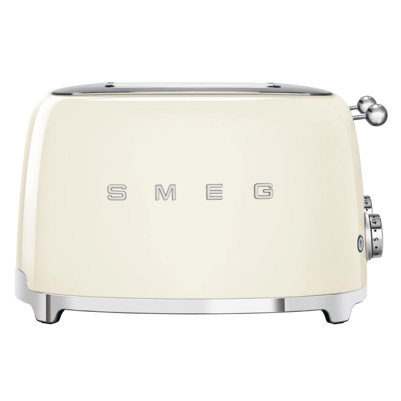 GRILLE PAIN TOASTER SMEG PEM Toaster4tr 3prog 2tir Creme TSF 03 CREU