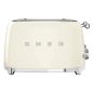 GRILLE PAIN TOASTER SMEG PEM Toaster4tr 3prog 2tir Creme TSF 03 CREU