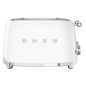 GRILLE PAIN TOASTER SMEG PEM Toaster 4tr 3prog Blanc TSF 03 WHEU