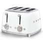 GRILLE PAIN TOASTER SMEG PEM Toaster 4tr 3prog Blanc TSF 03 WHEU