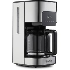 CAFETIERE FILTRE SIMEO 1,5l 15t Prog Noirinox CFP210