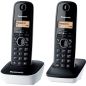 TELEPHONE SANS FIL (TSFISFIL) PANASONIC BRUN Duo 50mem Ecr Large Noirblanc KXTG 1612 FRW