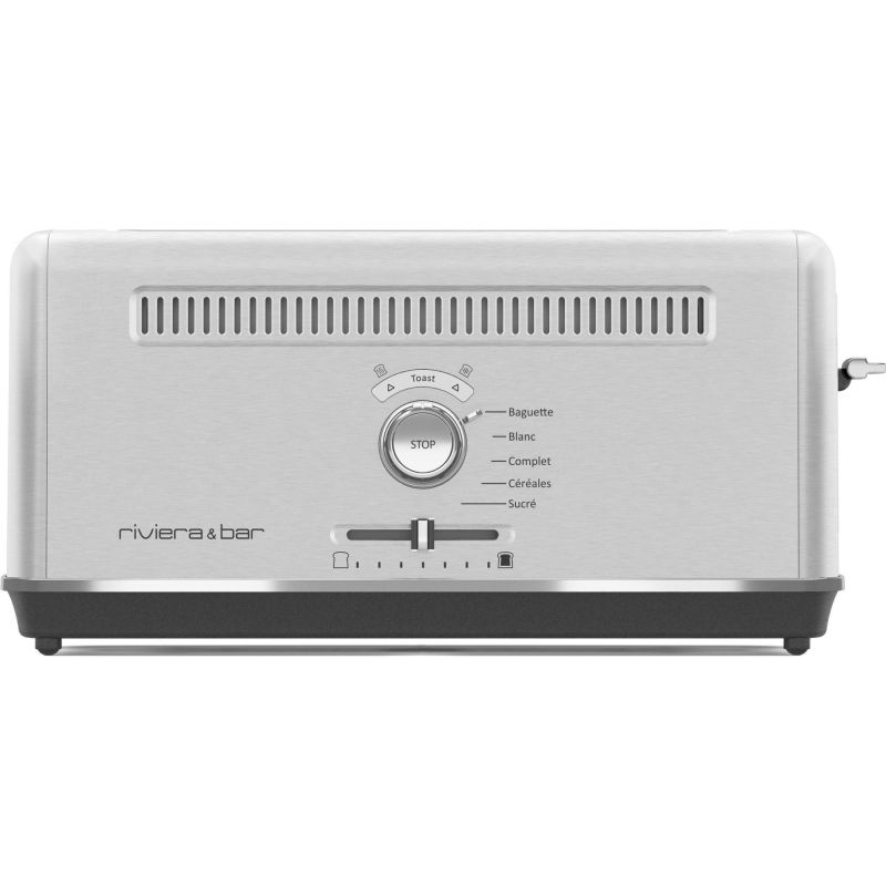 GRILLE PAIN TOASTER RIVIERA 1010w Fente 25x4 5prog Inox Sa QGP660