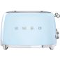 GRILLE PAIN TOASTER SMEG PEM Toaster 4tr 3prog Bleuazur TSF 03 PBEU