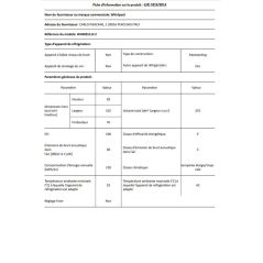 CONGELATEUR COFFRE WHIRLPOOL POSE LIBRE 255l Aut45h H91,6l101 40db ED WHM251122