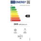 REFRIGERATEUR 2 PORTES BEKO MENAGER 437l 322+115 H185l70 EC Gris A RDSE465K40SN