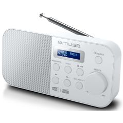 RADIO MUSE Pll Fm Dab+ Secteurpiles Blan M109DBW
