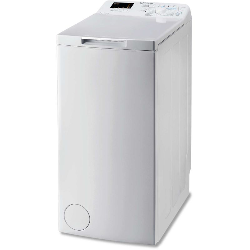 LAVE LINGE TOP INDESIT POSE LIBRE 1200t 7kg Ddif Rapidwash Digit BTWS 72200 FRN